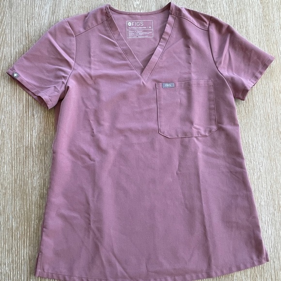 Mineral Mauve XS scrubs top and S bottom - Picture 3 of 7